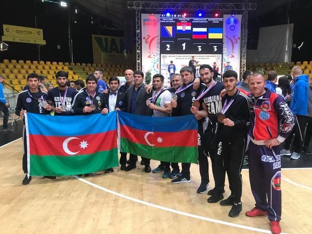 Azərbaycan kikboksçuları AÇ-dən yeddi medalla qayıdır - FOTO + YENILƏNIB