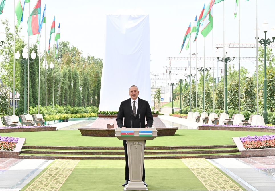 Prezident: “Daşkənddəki Heydər Əliyev Meydanı Azərbaycan xalqına həqiqi qardaşlıq münasibətidir”