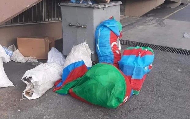 Türkiyədə Azərbaycan bayrağı belə təhqir edildi — VİDEO