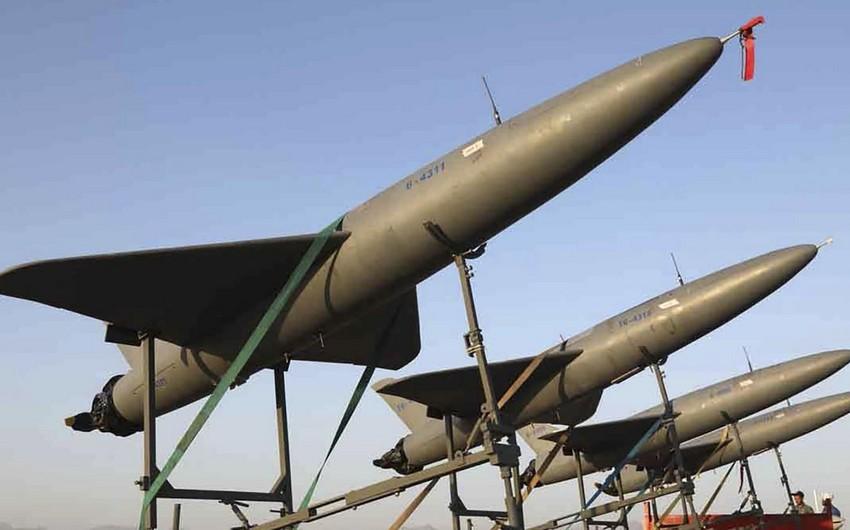Rusiya İran dronları ilə Kiyevə hücum edib - VİDEO