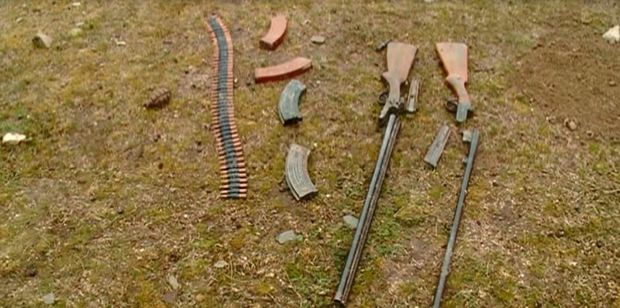 Goranboyda silah-sursat aşkarlandı - FOTO