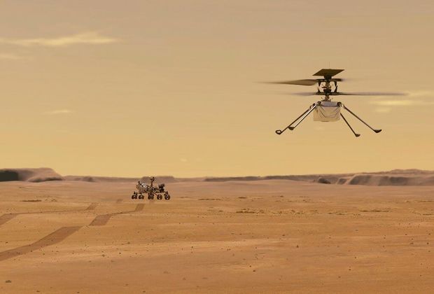 İnsanlıq adına böyük addım: Marsda bəşəriyyət tarixinin ilk sınaq uçuşu həyata keçirilib - VİDEO