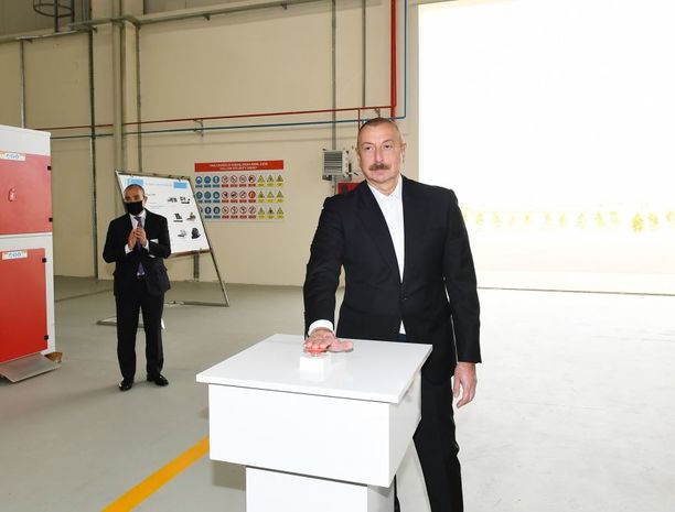 Prezident Hacıqabul Sənaye Məhəlləsinin açılışında iştirak edib - YENİLƏNİB+FOTO/VİDEO