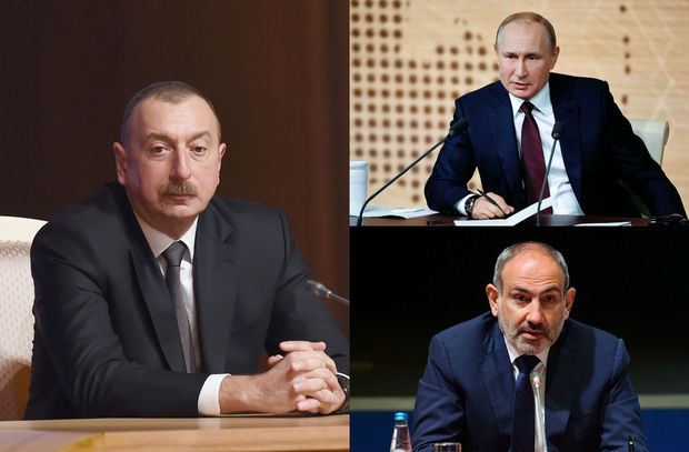 Soçidə Vladimir Putin, İlham Əliyev və Nikol Paşinyan arasında üçtərəfli görüş başlayıb 